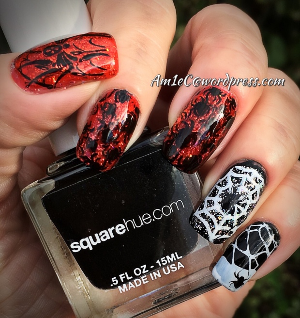 Spider manicure